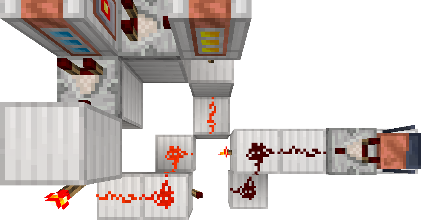 Iris setup with GDO top view